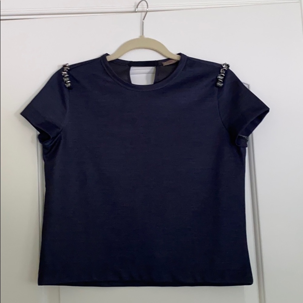 Zara jeweled tee